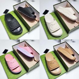Designer Sandals pantofole femminile per cuneo addensato a cuneo non slittata per interni e scarpe da sole per tutta la spiaggia