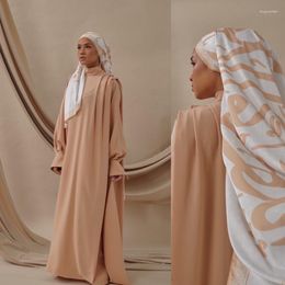 Ethnic Clothing Muslim Women Abaya Middle East Dubai Large Size Robe Eid Prayer Garment Full Cover Ramadan Gown Abayas Islamic