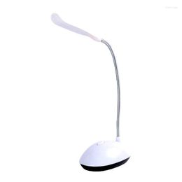 Table Lamps Protable Mini Night Light Desk Reading Lamp Study LED White Student Indoor Bedroom Camping Battery