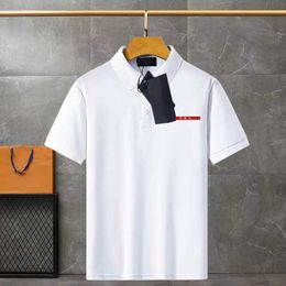 Designer Polo Men's T-Shirt Fashion Bordery Designer T-shirt V-deco