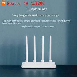 Routers Original Xiaomi Router 4A AC1200 Router WiFi 2.4GHz 5GHz Dual Frequency 4 Antennas 64MB 1167 Mbps/s Wifi Amplifier APP Control