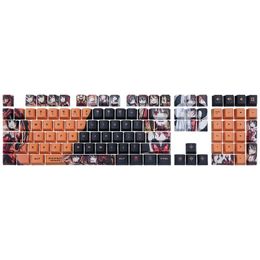 Accessories Anime DATE A LIVE Tokisaki Kurumi 108 Keys PBT Keycap Set For Mechanical Keyboard