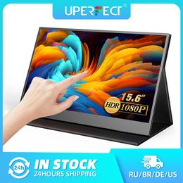 Monitors UPERFECT 15.6 Inch Portable Gaming Monitor Touch Panel 1080P IPS External Mobile Computer Display For Laptop Ps4/Ps5 Switch Xbox