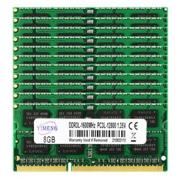 RAMs 10PCS DDR3 DDR4 4GB 8GB 16GB laptop Ram PC3 8500 10600 12800 1066 1333 1600 MHZ DDR3L 204pin 1.35v Sodimm Memoria Ddr3 Notebook