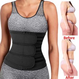 Women's Shapers Neopren Waist Trainer For Women Workout Body Shaper Plus Size Trimmer Belt Sauna Sweat Corset Cincher Slimming Shapewear