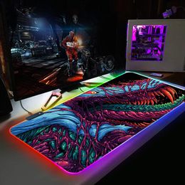 Rests CSGO Hyperbeast DIY Custom Gaming Mouse Pad Computer Mousepad Large Mouse Pad Gamer RGB Big Mouse Carpet PC Desk RGB Mat