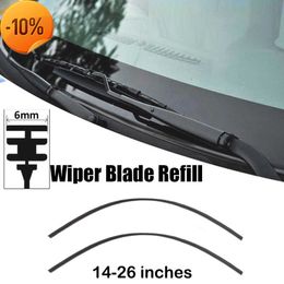 New Car Wiper Blade Refill Rubber Band 14 16 18 20 22 24 26 Inch for Lada Opel Jeep Honda Mazda Nissan Toyota Ford Car Accessories