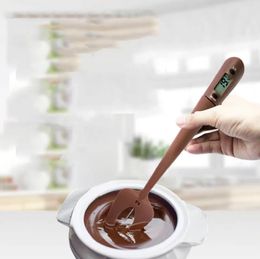 Termometri Sile portatile Raschietto Spata Sonda lunga Termometro alimentare digitale Cioccolato Cucina Strumenti di cottura Consegna a goccia Ho Dhhgp