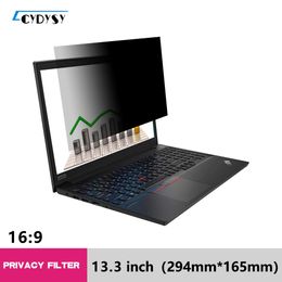 Filters 13.3 inch AntiGlare Privacy Filter Screen Protector Film for Widescreen Laptop16 9 Ratio