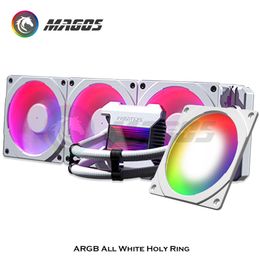 Cooling Phanteks 120MM 140MM RGB Colorful LED Rainbow Color Fan Aperture For 12cm Fan Ring Mounting Computer Case