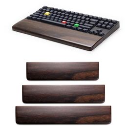 Combos Comfortable Sandal Wood Palm Keyboard Wrist Rest Support Pad for Ergonomic Easy Typing and Pain Relief 61 87 104 Keys