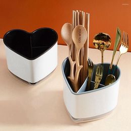 Storage Bottles Multifunctional Chopstick Spoon Holder Plastic Drainer Chopsticks Cage Wall Hanging Tableware Box Kitchen Tools