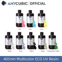 Scanning ANYCUBIC ECO UV Resin For LCD 3D Printer Low Odour and Safety 405nm UV PlantBased Resin with High Precision Quick Curing