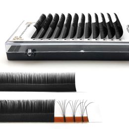 False Eyelashes Abonnie Private Label Volume Individual Eyelash 0.07 0.10 Mm Mink Extension Tray Mega Makeup Extensions