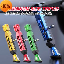 New Motorbike Adjustable Foot Kickstand Electrombile Kick Side Stands CNC Metal Motorcycle Stand Scooter Kickstand Firm Side Tripod