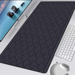 Rests Japan Waves XXL Desk Protector Mouse Pad Large Gamer Art Table Computer Mousepad Soft Mause Keyboard PlayMats Gaming Accessories