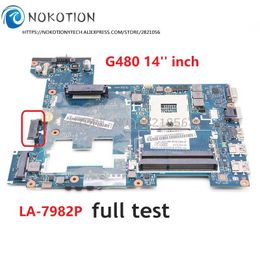 Motherboard NOKOTION Laptop Motherboard For Lenovo G480 QIWG5_G6_G9 LA7982P Main Board HM77 DDR3 GMA HD