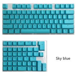 Accessories 118 Keys PBT Keycaps For Mini Mechanical Keyboard Suit For 61/64/68/71/82/84 Layout Keyboard Ergonomic Replacement Key Caps