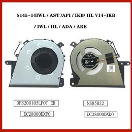 Pads NEW For Ideapad S14514IWL/AST/API /IKB/IIL V14IKB/IWL/IIL/ADA/ARE Laptop CPU Cooling Fan 5F10S13876 DC28000DXF0 New