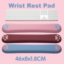 Rests Wrist Rest Pad Support Kit Memory Gel Ergonomic Keyboard Wrist Rest Mouse Pad with NonSlip Rubber Base Cartoon Hand Rest