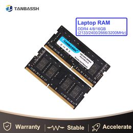 RAMs TANBASSH Memoria RAM DDR4 8GB 4GB 16GB 2400MHz 2133 2666MHz SODIMM Laptop High Performance Memory DDR3 RAM Notebook 1.5V