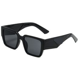 New fashion sunglasses sunglasses large frame women's sun protection UV protection men's glasses wholesale