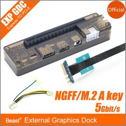 Stations NGFF EXP GDC External Laptop Graphics Card Dock Video Card Laptop Docking Station ( NGFF M.2 A key interface version )