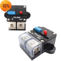 New 150A - 300A Circuit Breaker Fuse Reset Car Truck Audio Circuit Breaker Fuse Holder Recoverable Circuit Breaker Fuse Holder Auto