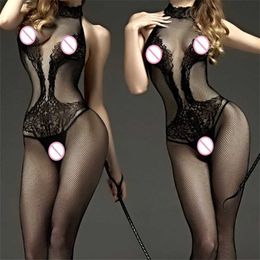 50% OFF Ribbon Factory Store Women's full body socks lingerie allure chest opening sex toys couple sexy suits new collection