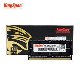 RAMs KingSpec ddr3 Memoria RAM 8GB 4GB 2GB 1600mhz Sodimm 204Pin For Intel Laptop Ddr3L 1.35V 4gb 8gb Notebook Computer accessories