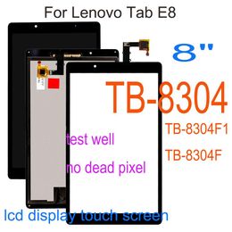 Panels AAAAAA+ 8 inch For Lenovo Tab E8 8 TB8304F1 TB8304F TB8304 LCD Display Touch Screen Digitizer Glass Assembly TB 8304 LCD