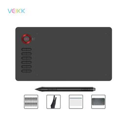 Tablets VEIKK Tablet for Drawing A15 10x6 Inch Digital Graphics Tablet Online Education Artists 8192 Levels Pressure Support Android