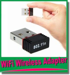 Nano 150M USB Wifi Adaptador inalámbrico 150Mbps IEEE 80211n g b Mini adaptadores de antena Chipset MT7601 Tarjeta de red OMQ38325912