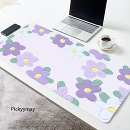 Rests Kawaii Mousepad Computer Mouse Pad PC Mat Cute Keyboard Rugs Flower Mause Desk Office Carpet Table Mausepad Accessories Gifts