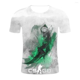 Men's T Shirts Cool CS GO Gamers Men Shirt Summer Csgo Cozy -shirt 3D Print High Quality Top Tees Brand Clothing Hip Hop Street