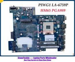 Motherboard StoneTaskin High quality PIWG1 LA6759P For Lenovo Ideapad G470 Laptop Motherboard HM65 DDR3 100% Tested
