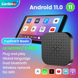 CarlinKit Basic Wireless CarPlay Android Auto Tv-Box CarPlay AI Box Android 11 Netflix Youtube 5G WiFi für Auto-Multimedia-Player