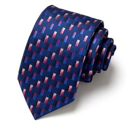 Hot selling men's banquet tie manufacturer in stock, professional formal attire interview tie, polyester silk designer style