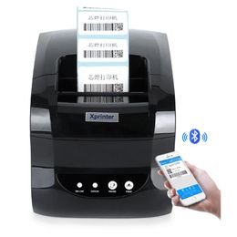 Printers Xprinter365 Thermal Label Printer Barcode Maker Thermal Receipt Printer and Adhesive Sticker Printer Support for POS Supermarket