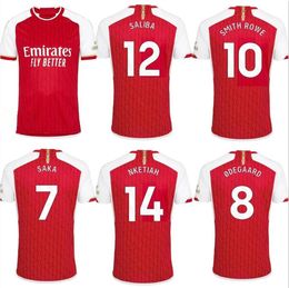 S-4XL 23 24 soccer jerseys Jorginho JESUS SMITH ROWE PEPE SAKA Fans Kiwior Trossard MARTINELLI TIERNEY 2023 2024 NKETIAH football shirt Men Kids kit sets