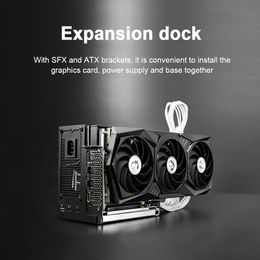 Stations TH3P4G2 Thunderbolt GPU PCIe 16X Video Card Dock Laptop to External Graphic Card for Macbook Notebook PD 40Gbps Thunderbolt 3 4