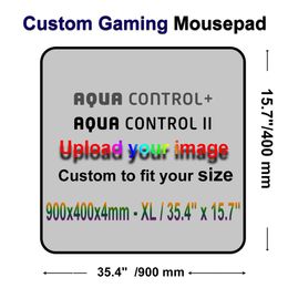 Pads 900x400x4mm XXL / 35.4" x 15.7" Custom Aqua Control Plus Or Aqua Control II Gaming Mouse Pads