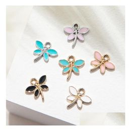 Charms Dragonfly Floating Charm Fit Lockets Fc0335 10Pcs/Lot Drop Delivery Jewellery Findings Components Dhnmj