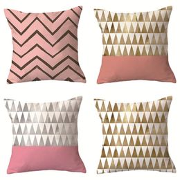 Pillow Case Pillowcase Cushions Living Room Sofa By Square Creative Gold Pink Silver Simple Modern Home Decoration