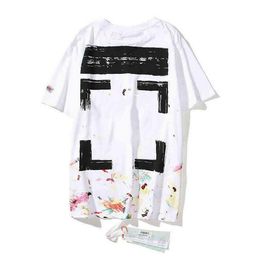 Дизайнерские футболки мужчины T Roomts Mens Tee Shirt Man 2023 Fashion Luxurys Offes Compagnie Рубашки женские футболки Tops Street Graffiti Футболки с белыми 6AA