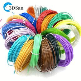 Scanning 28 Colors 1.75mm PLA Filament Refills for 3D Pen Printer Extra Long Filament 460Feet Premium PLA Each Color 16.4 Feet 140m solid