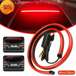 New 90 / 100cm Car Styling High Rear Additional Stop Lights With Turn Signal Running Light Unverisal Auto Brake Flexible LED Strips