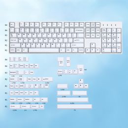 Combos KBDfans WOB/ BOW PBT Doubleshot Keycaps Fit 61/63/64/67/68/84/96 Keys and HHKB Layout For Mechanial Keyboard