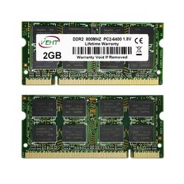 RAMs wholesale 50pcs ddr2 1GB 2GB ram sodimm Laptop Memory PC25300 6400 800mhz 667mhz 200pin 1.8V Notebook ddr2 ram memoria ram ddr2
