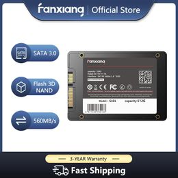 Drives FanXiang SSD1TB 240GB 2.5 Inch SSD 120GB 512GB SATA III Internal Solid State Drive HDD SSD256GB Hard Disc for PC Laptop Desktop